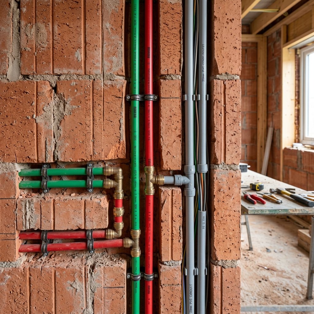 Sıva Altı Tesisat Borulama ve Elektrik Kanalları